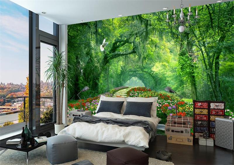 desain kamar dengan nuansa alam